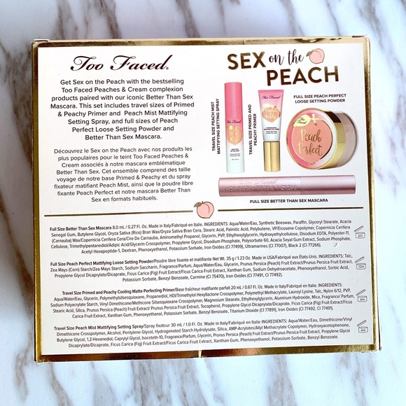 Too Faced Sex on the Peach Mascara Set - Picture 4 of 6